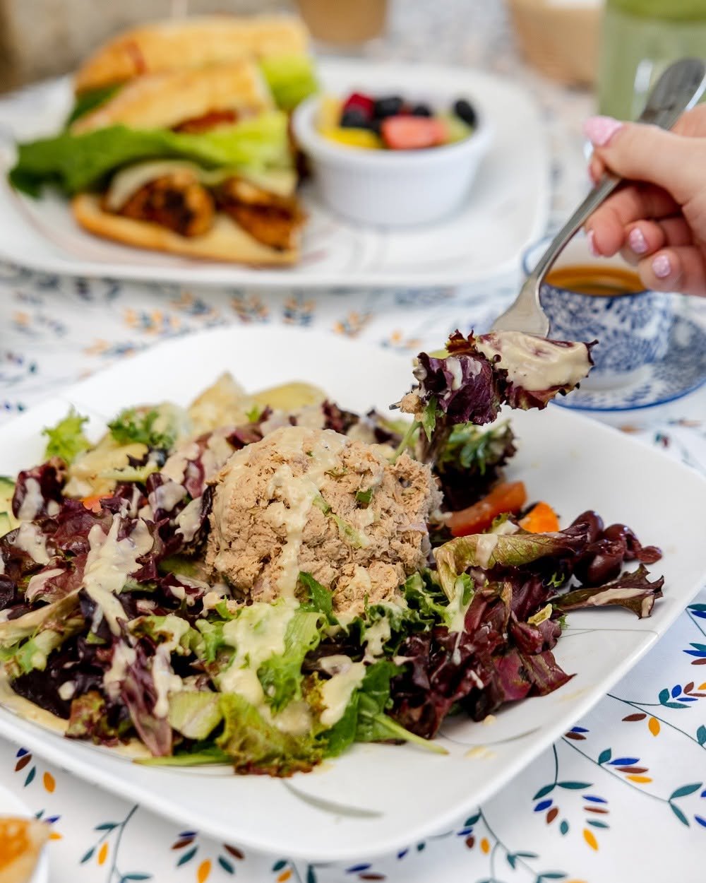 Fresh tuna salad
